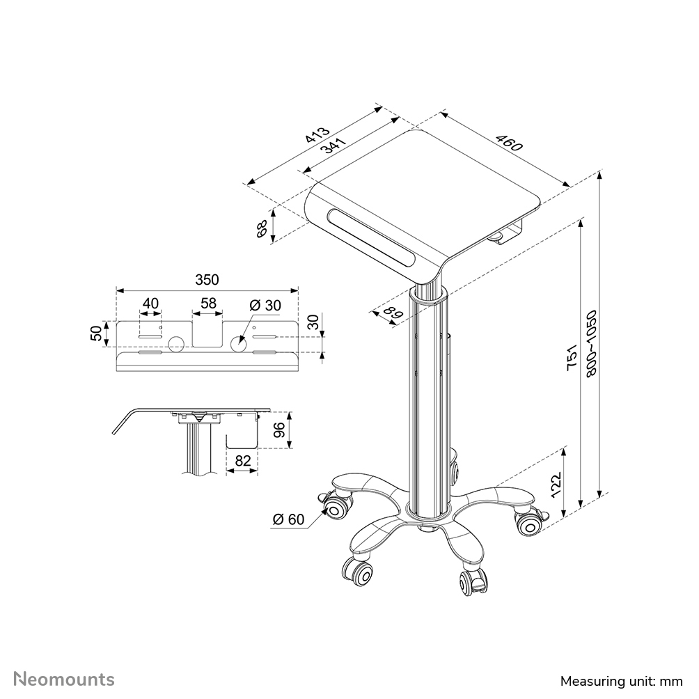 Mobile Laptop Cart