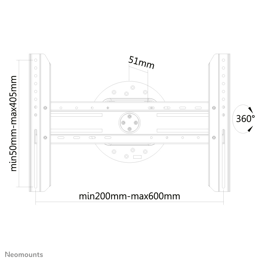 Flat Screen Wall Mount 37-75in Black