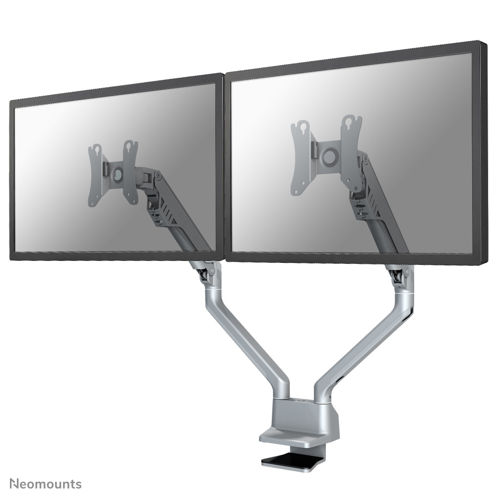 Flat Screen Desk Mount Full Motion 10-32in Silver