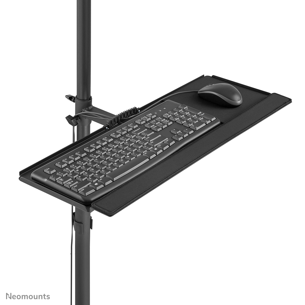Mobile Workplace Floor Stand Monitor Keyboard/mouse & Pc