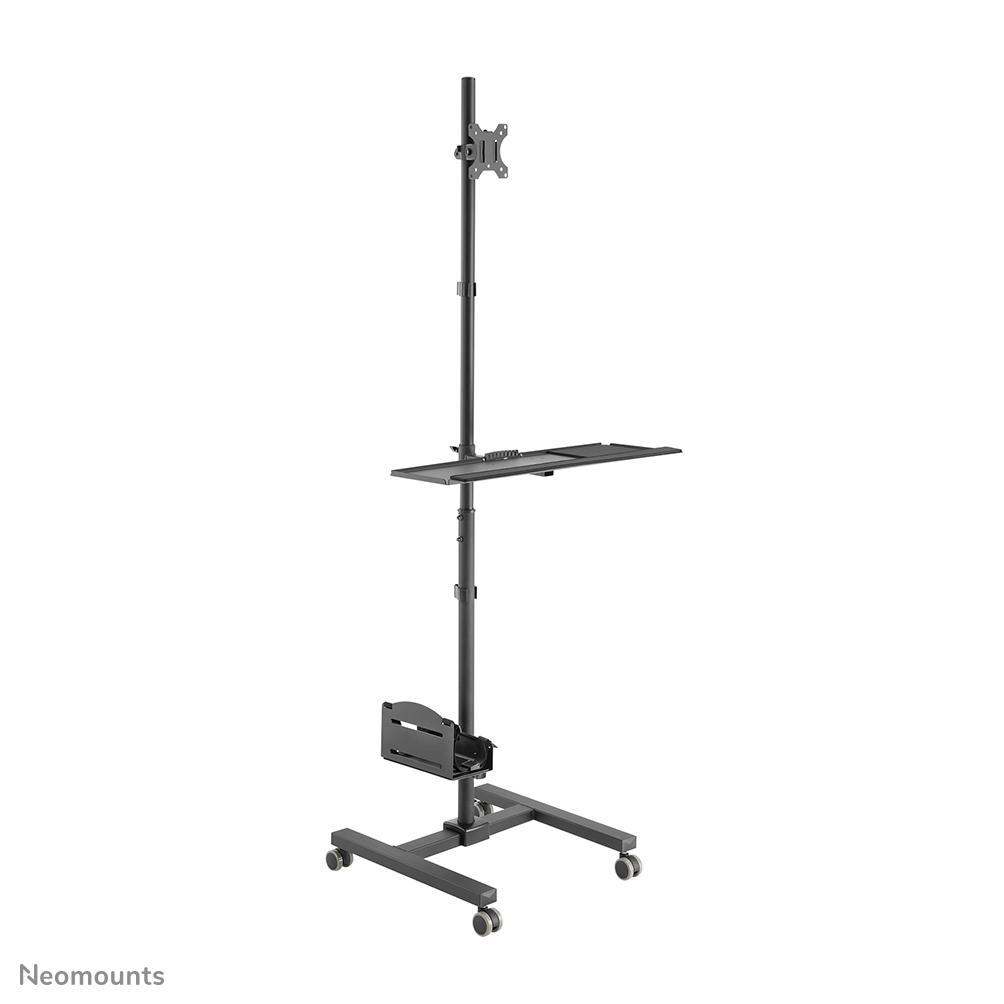Mobile Workplace Floor Stand Monitor Keyboard/mouse & Pc