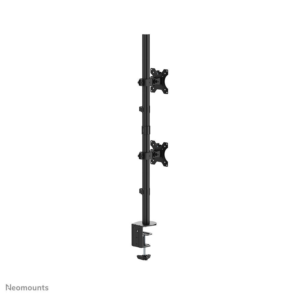 Full Motion Dual desk monitor arm (clamp & grommet) for two 10-32