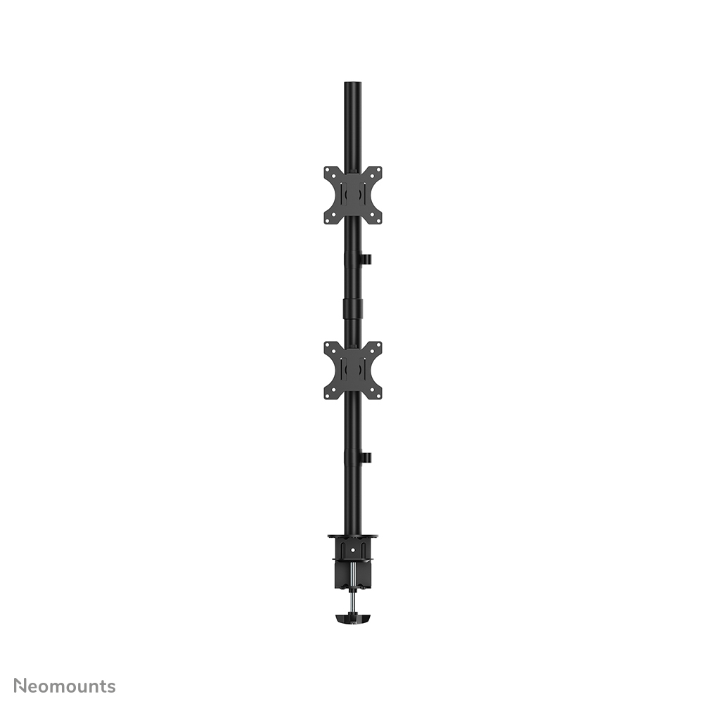 Full Motion Dual desk monitor arm (clamp & grommet) for two 10-32