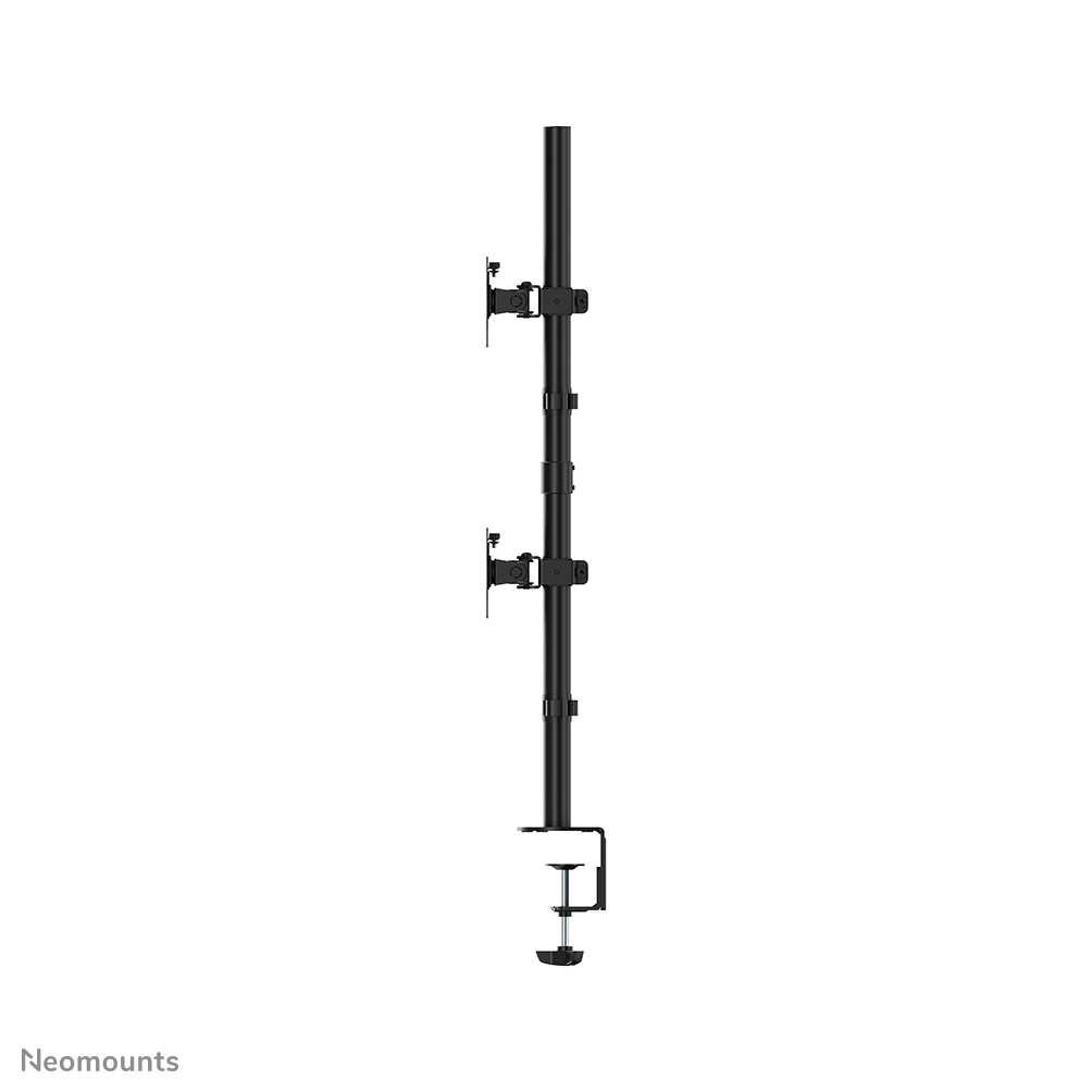 Full Motion Dual desk monitor arm (clamp & grommet) for two 10-32