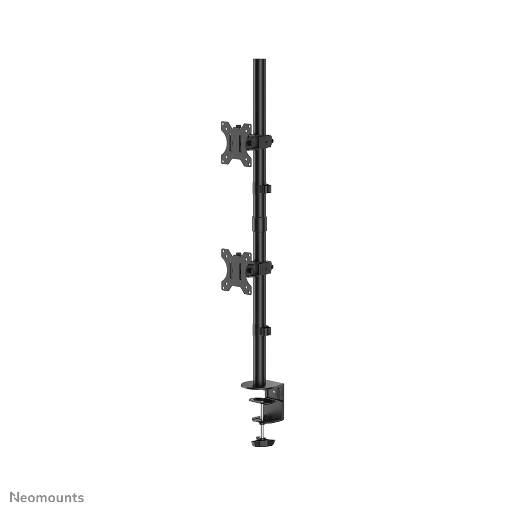 Full Motion Dual desk monitor arm (clamp & grommet) for two 10-32