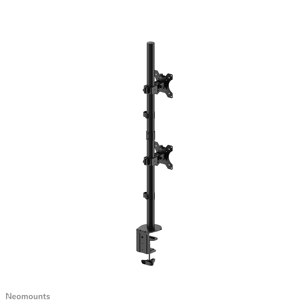 Full Motion Dual desk monitor arm (clamp & grommet) for two 10-32