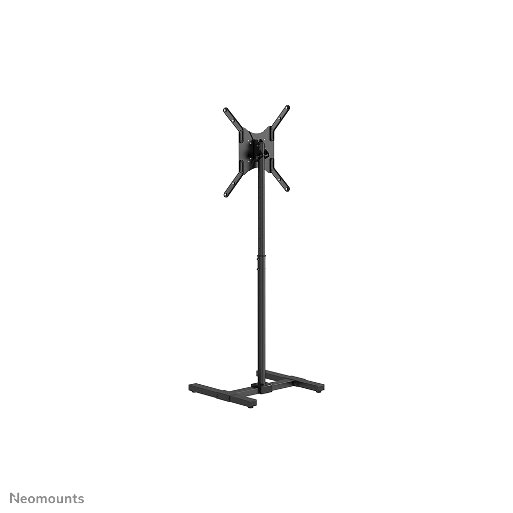 Flat Screen Floor Stand Height 75-124cm Black