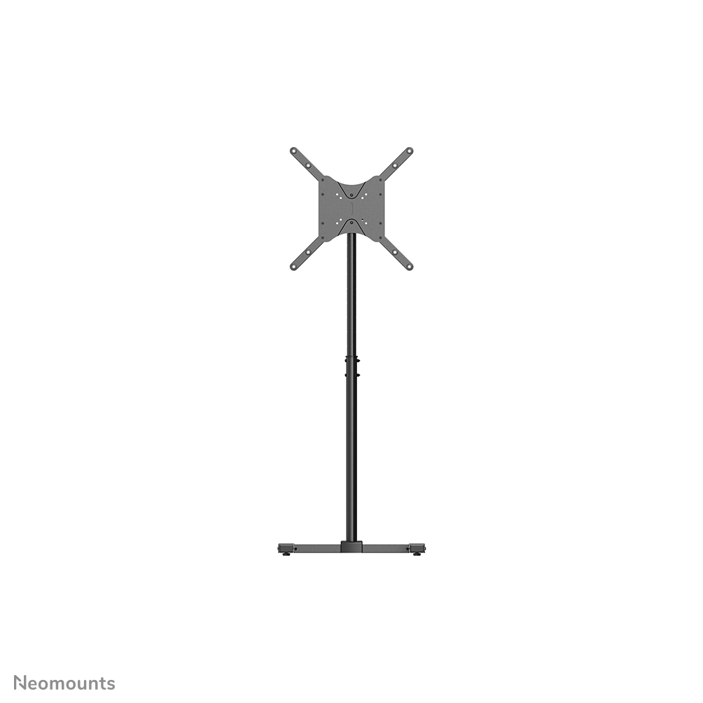 Flat Screen Floor Stand Height 75-124cm Black