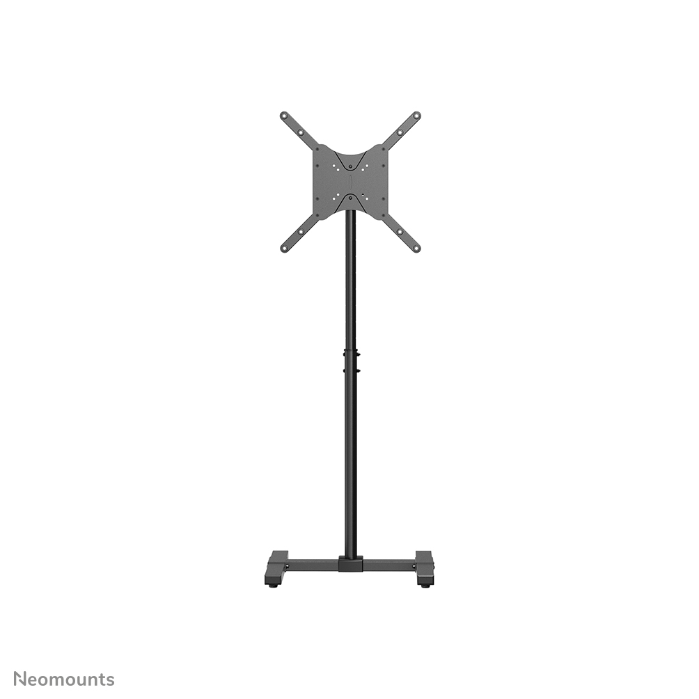 Flat Screen Floor Stand Height 75-124cm Black