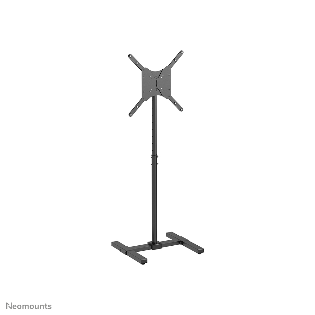 Flat Screen Floor Stand Height 75-124cm Black
