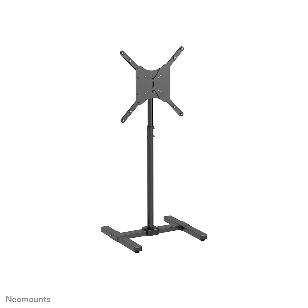 Flat Screen Floor Stand Height 75-124cm Black