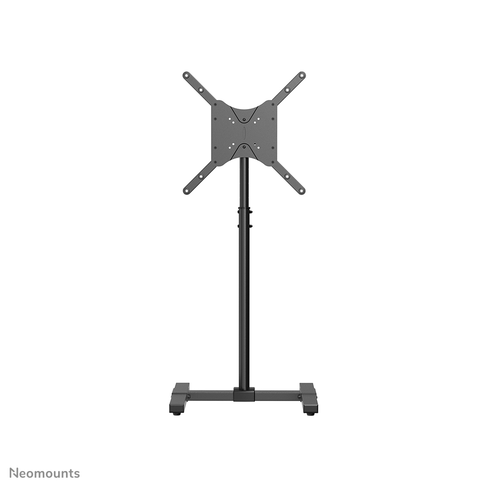Flat Screen Floor Stand Height 75-124cm Black