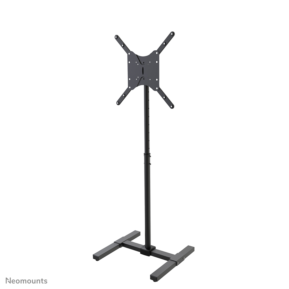 Flat Screen Floor Stand Height 75-124cm Black