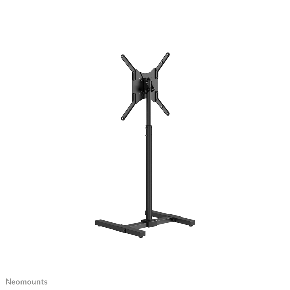Flat Screen Floor Stand Height 75-124cm Black