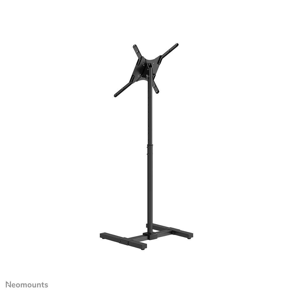 Flat Screen Floor Stand Height 75-124cm Black