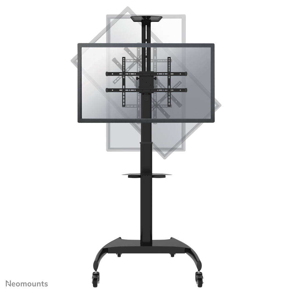 Mobile Flat Screen Floor Stand Height 130-162 Cm