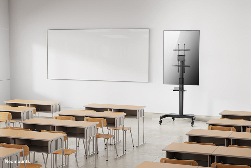 Mobile Flat Screen Floor Stand Height 130-162 Cm