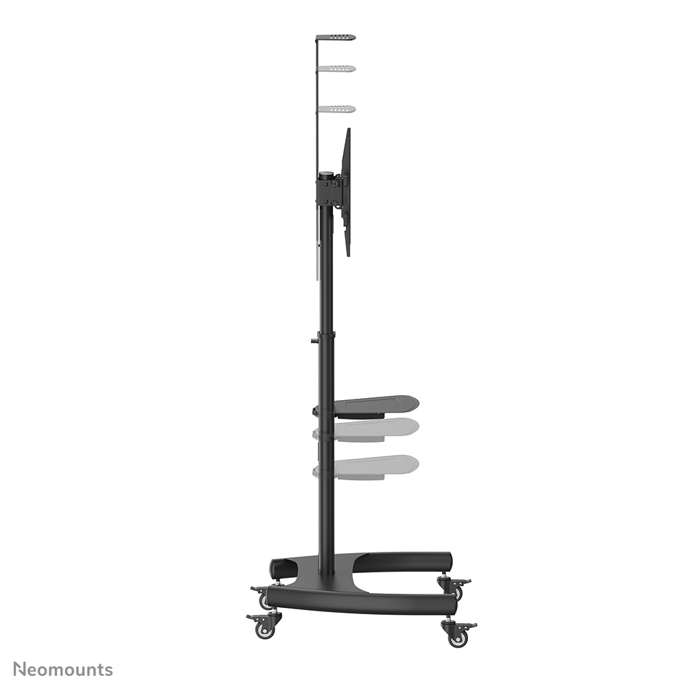 Mobile Flat Screen Floor Stand Height 130-162 Cm