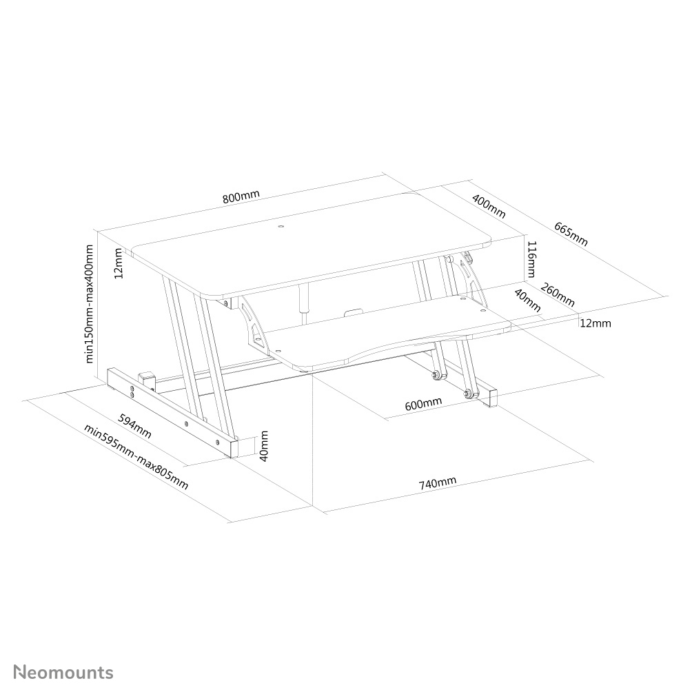 Workstation - Sit-stand Workplace