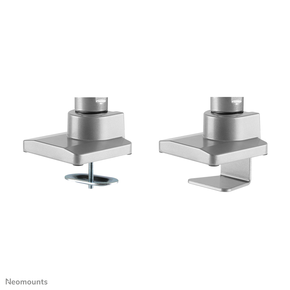 Monitor Mount - Desk - 2 Monitor - Full Motion - 10 To 32in - Silver