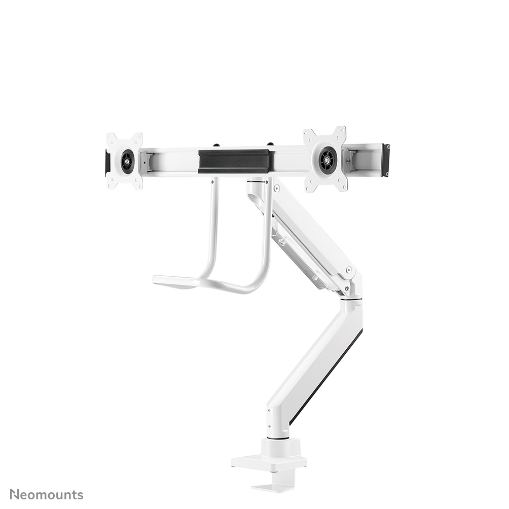 Monitor Mount - Desk - 2 Monitor - Full Motion - 10 To 32in - White