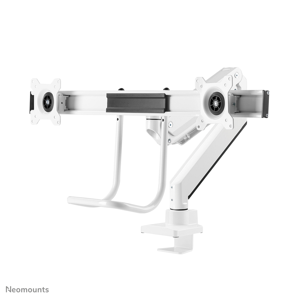 Monitor Mount - Desk - 2 Monitor - Full Motion - 10 To 32in - White