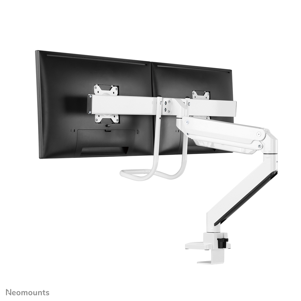 Monitor Mount - Desk - 2 Monitor - Full Motion - 10 To 32in - White