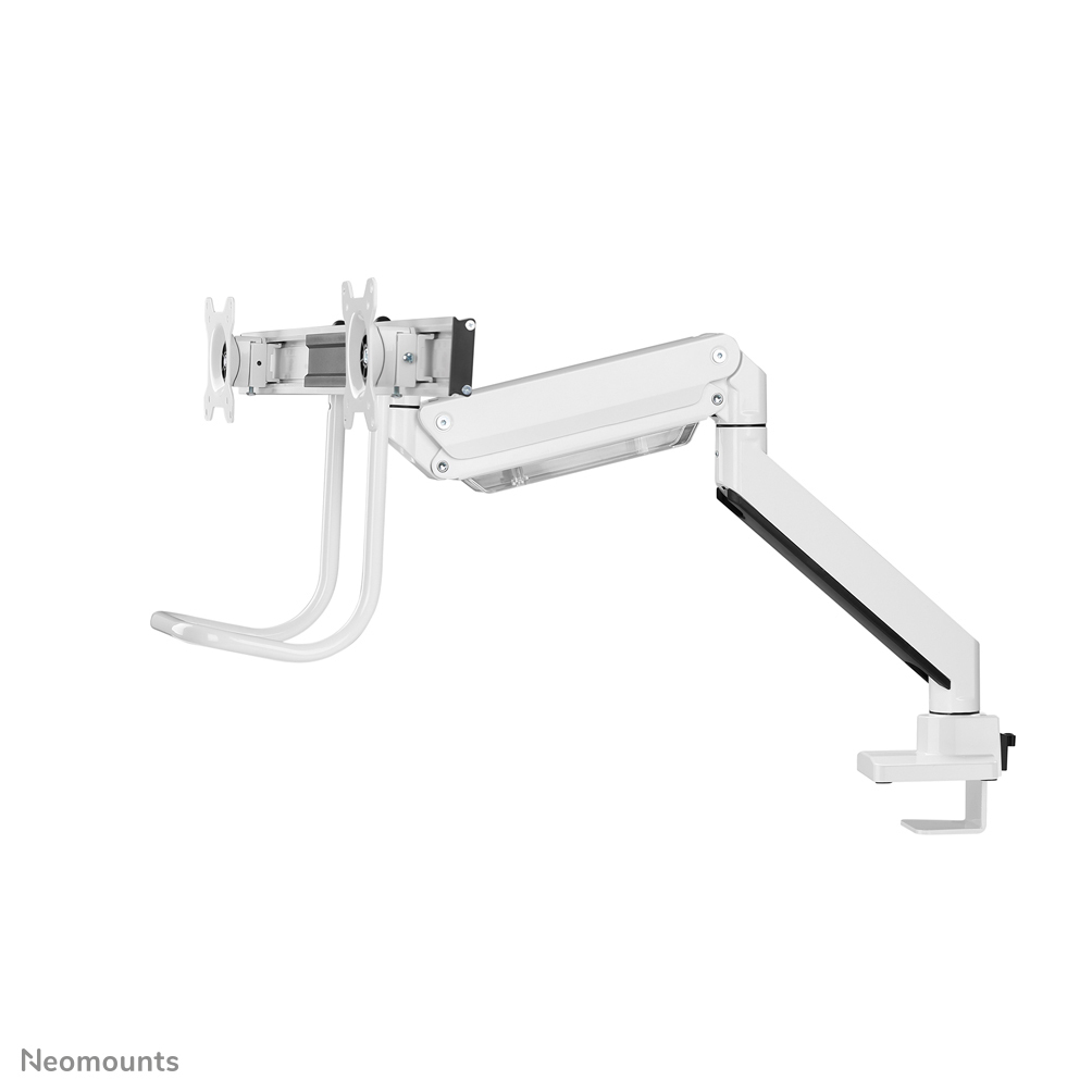 Monitor Mount - Desk - 2 Monitor - Full Motion - 10 To 32in - White