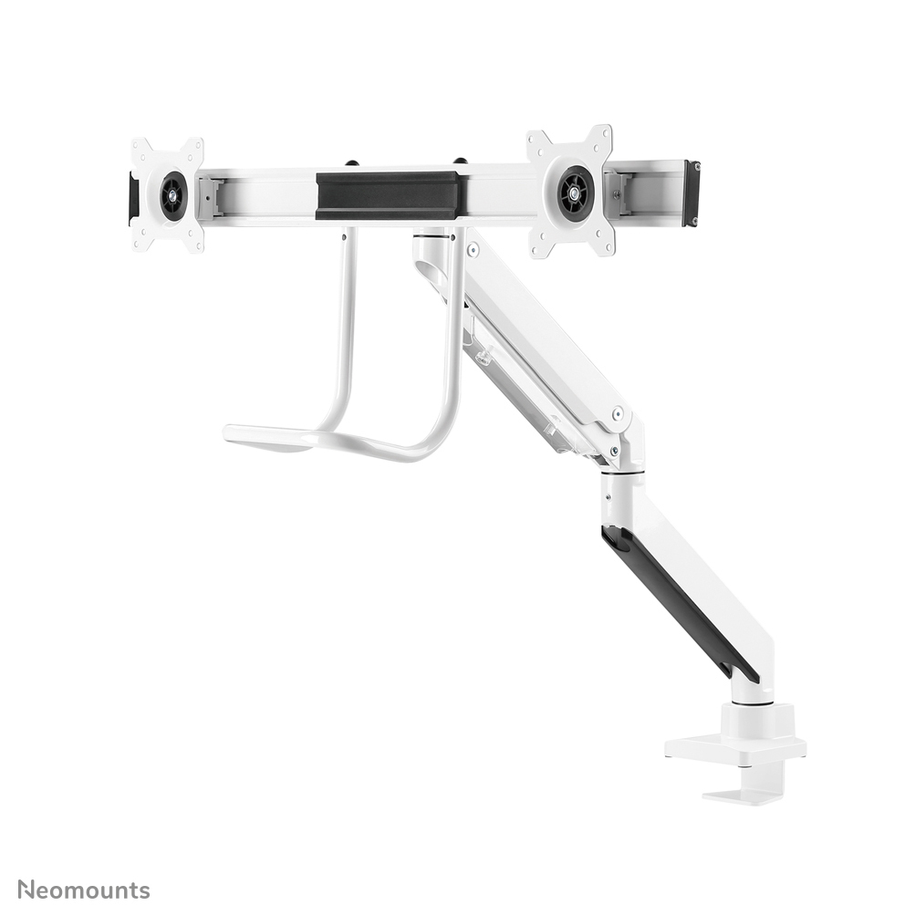 Monitor Mount - Desk - 2 Monitor - Full Motion - 10 To 32in - White