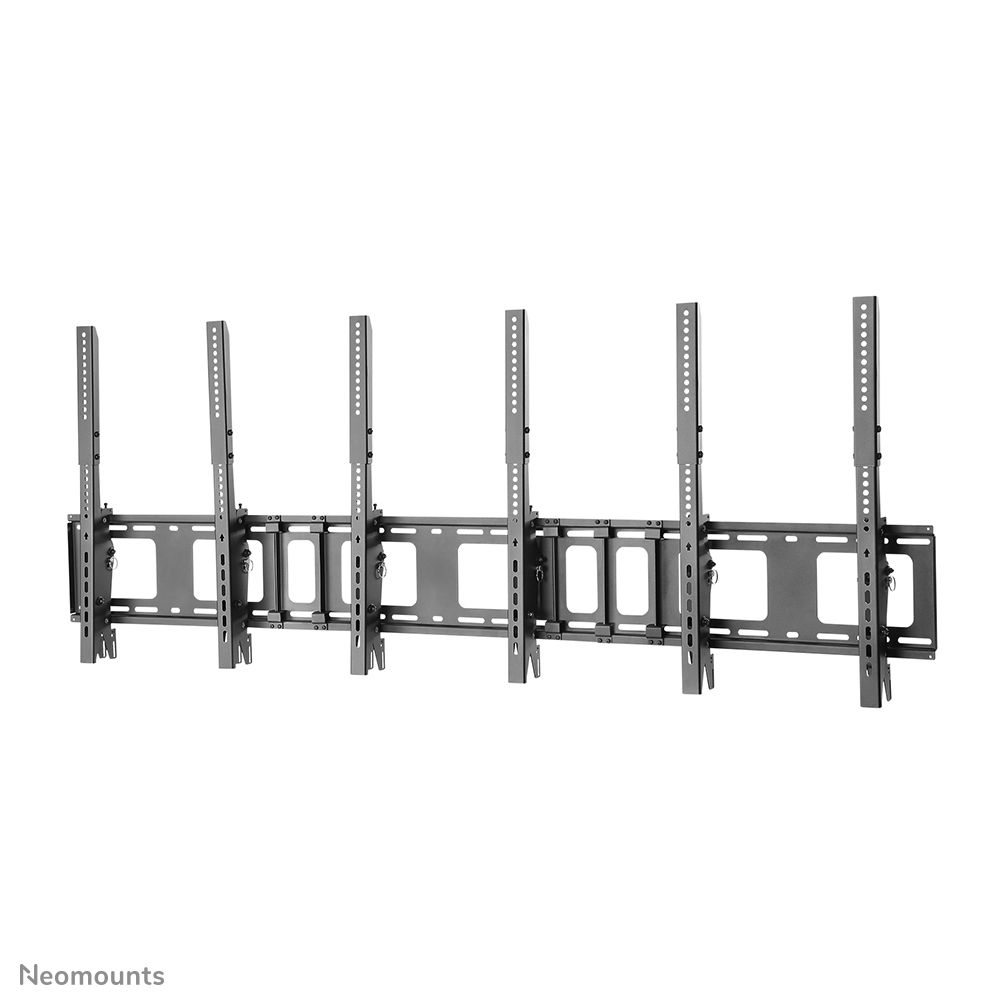 Flat Screen Wall Mount For Menu Board - 3 Screens - Portrait