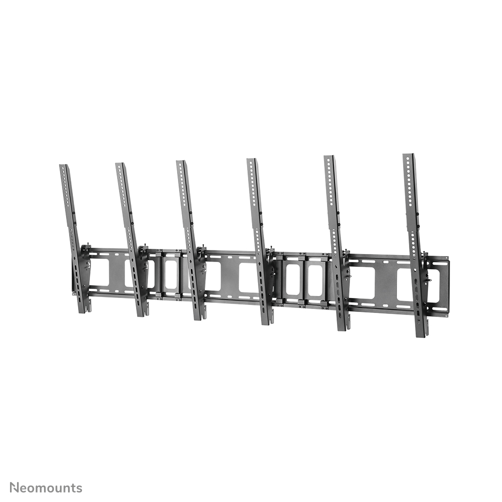 Flat Screen Wall Mount For Menu Board - 3 Screens - Portrait