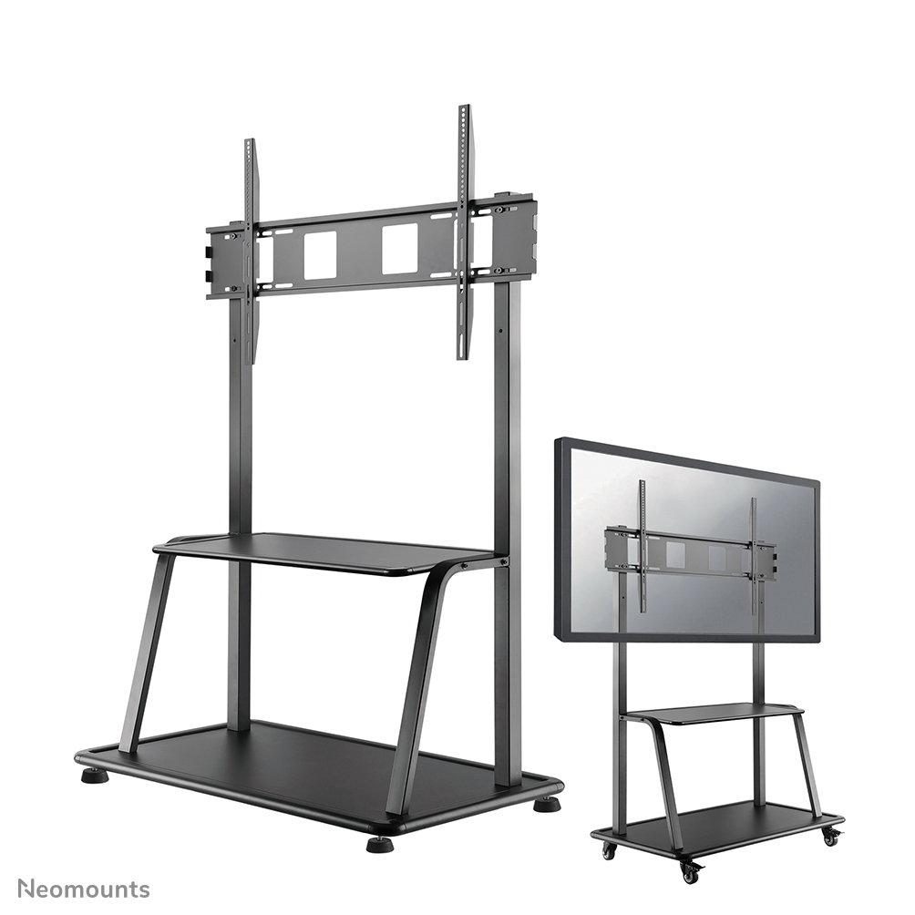 Mobile Flat Screen Floor Stand Trolley (ns-m4000black)