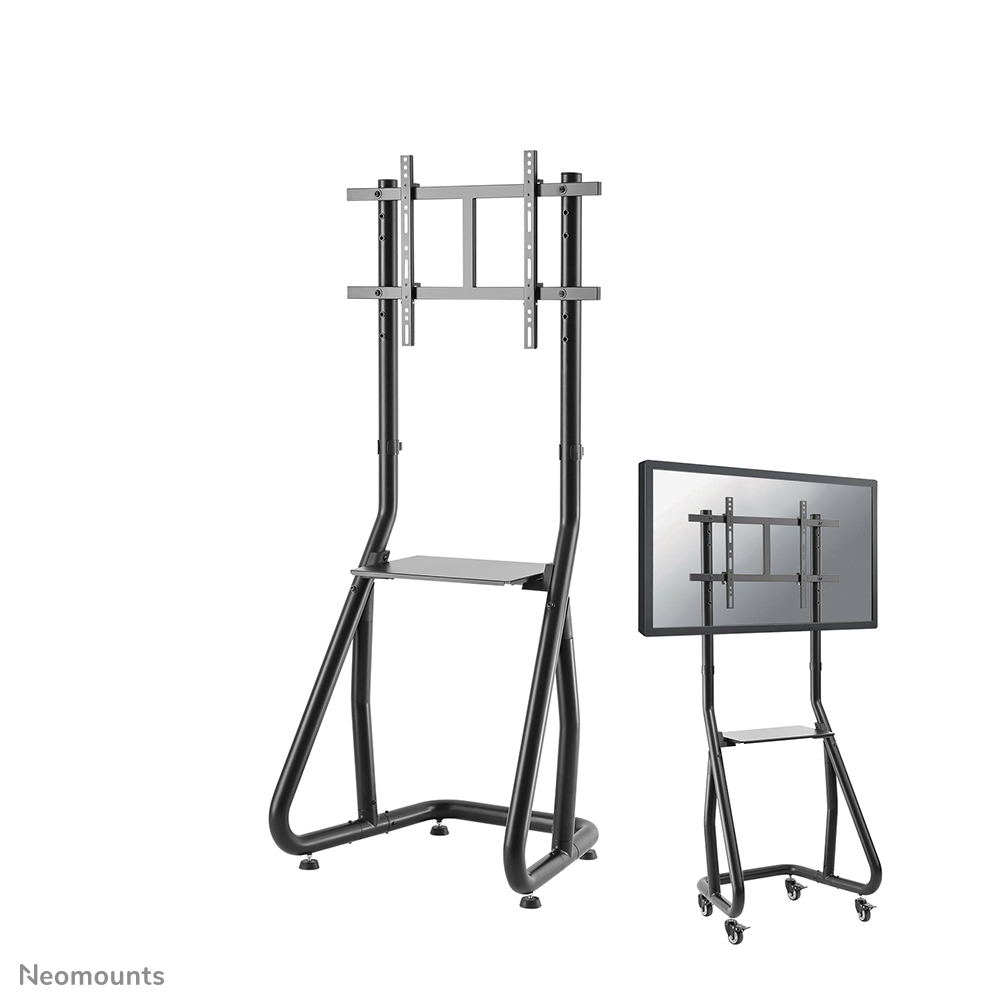 Mobile Flat Screen Floor Stand Trolley Height 152-169 Cm