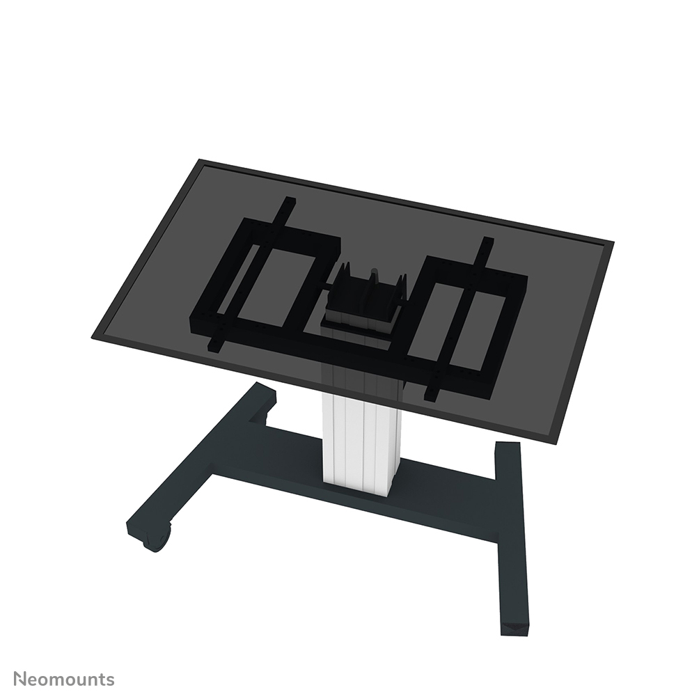 Motorised Mobile Floor Stand (90 deg tilt) -Silver (PLASMA-M2550TSILVER)