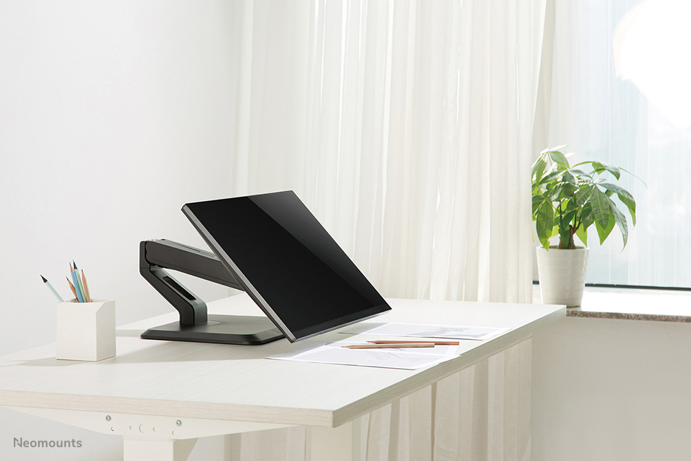 Flat Screen Desk Mount Stand For 10-32in Monitor Screen Black