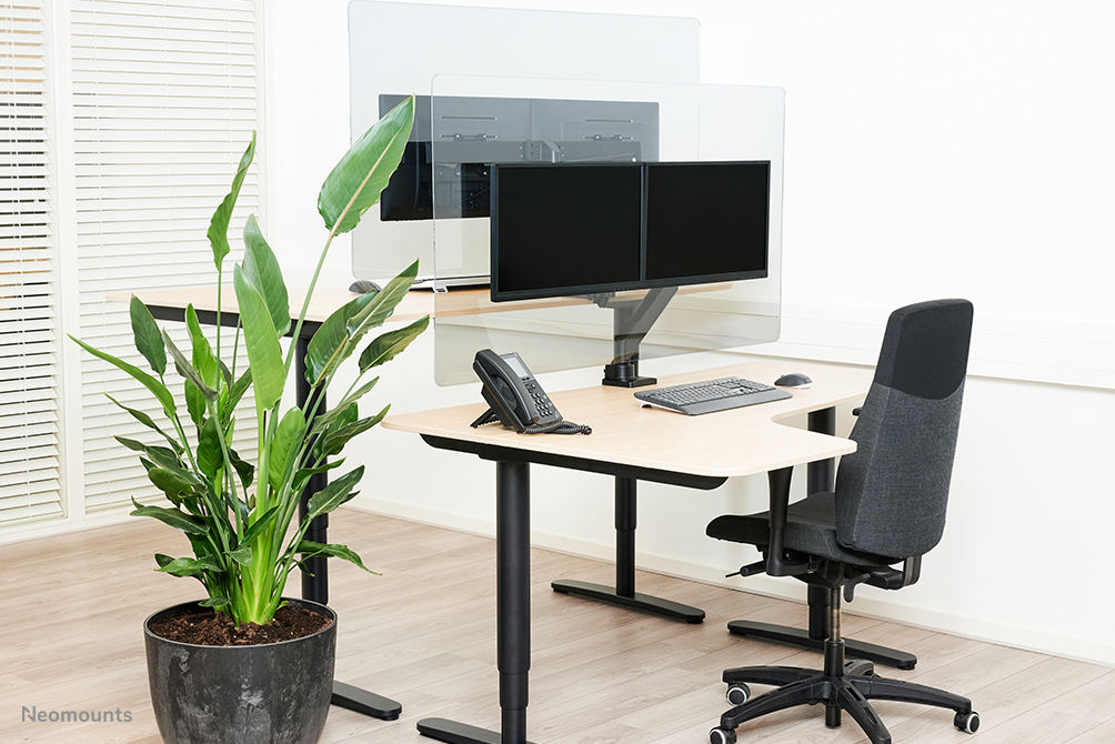 Transparent Screen For 2 Flat Screens