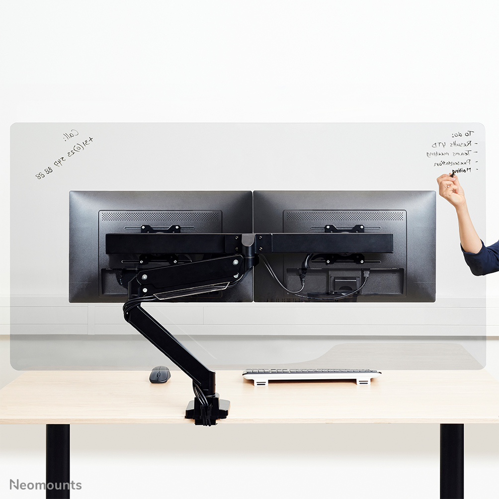 Transparent Screen For 2 Flat Screens