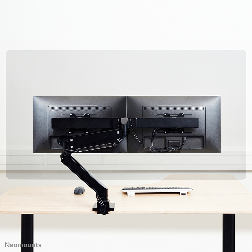 Transparent Screen For 2 Flat Screens