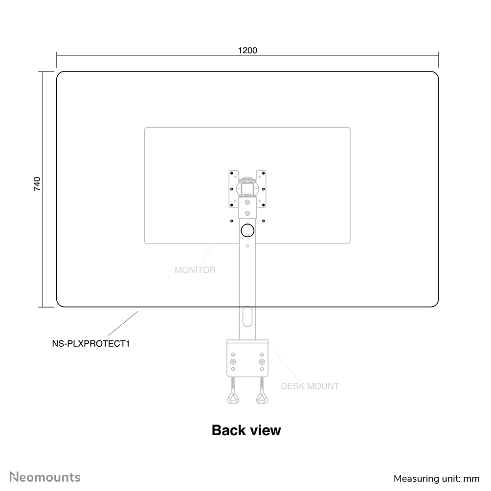 Transparent Screen For 1 Flat Screen