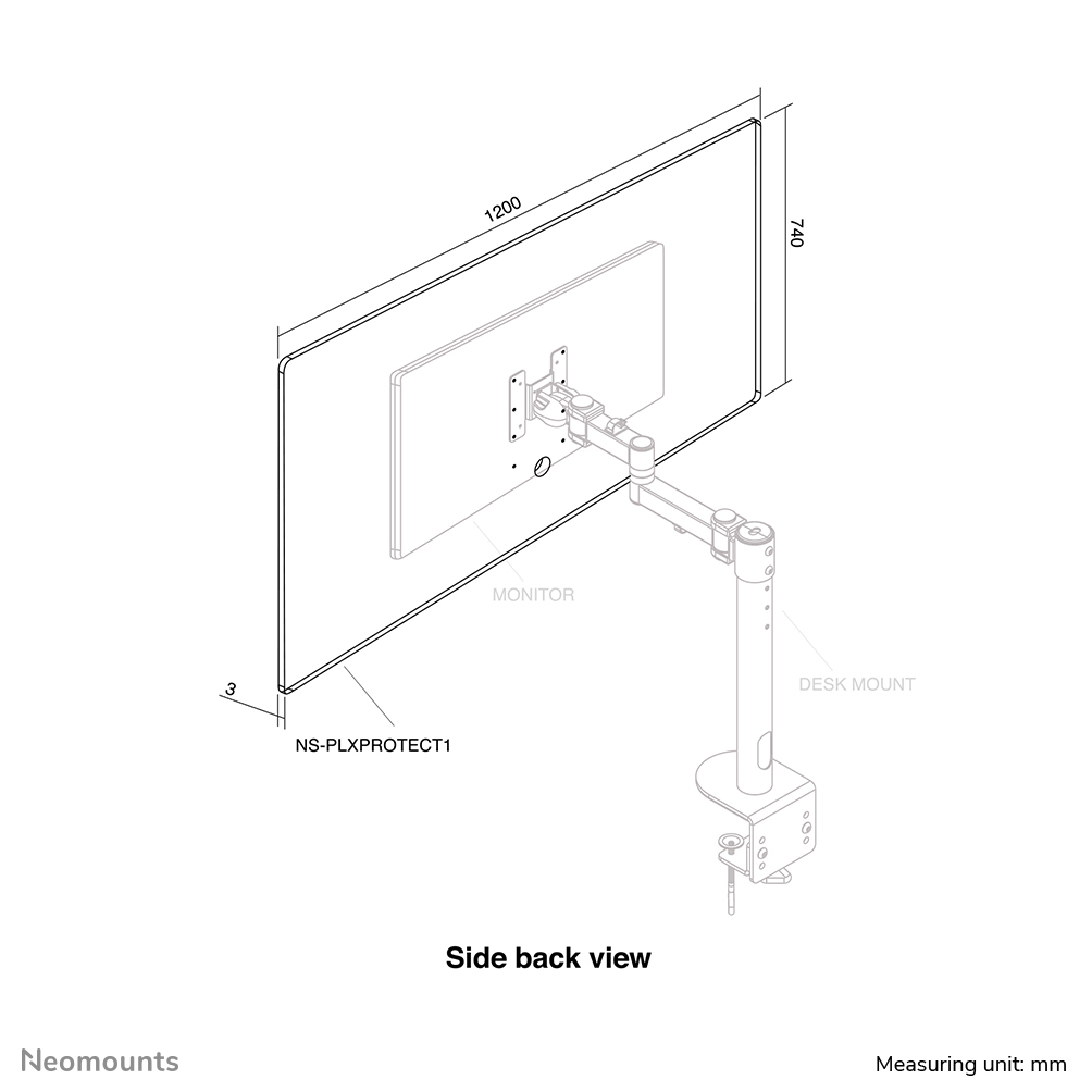 Transparent Screen For 1 Flat Screen