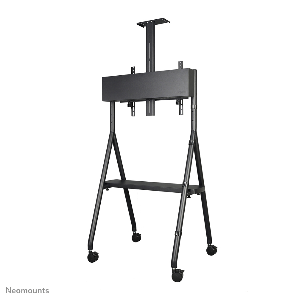 Mobile Flat Screen Floor Stand For 32-65in Screen - Black