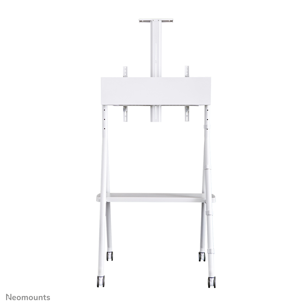 Mobile Flat Screen Floor Stand For 32-65in Screen - White