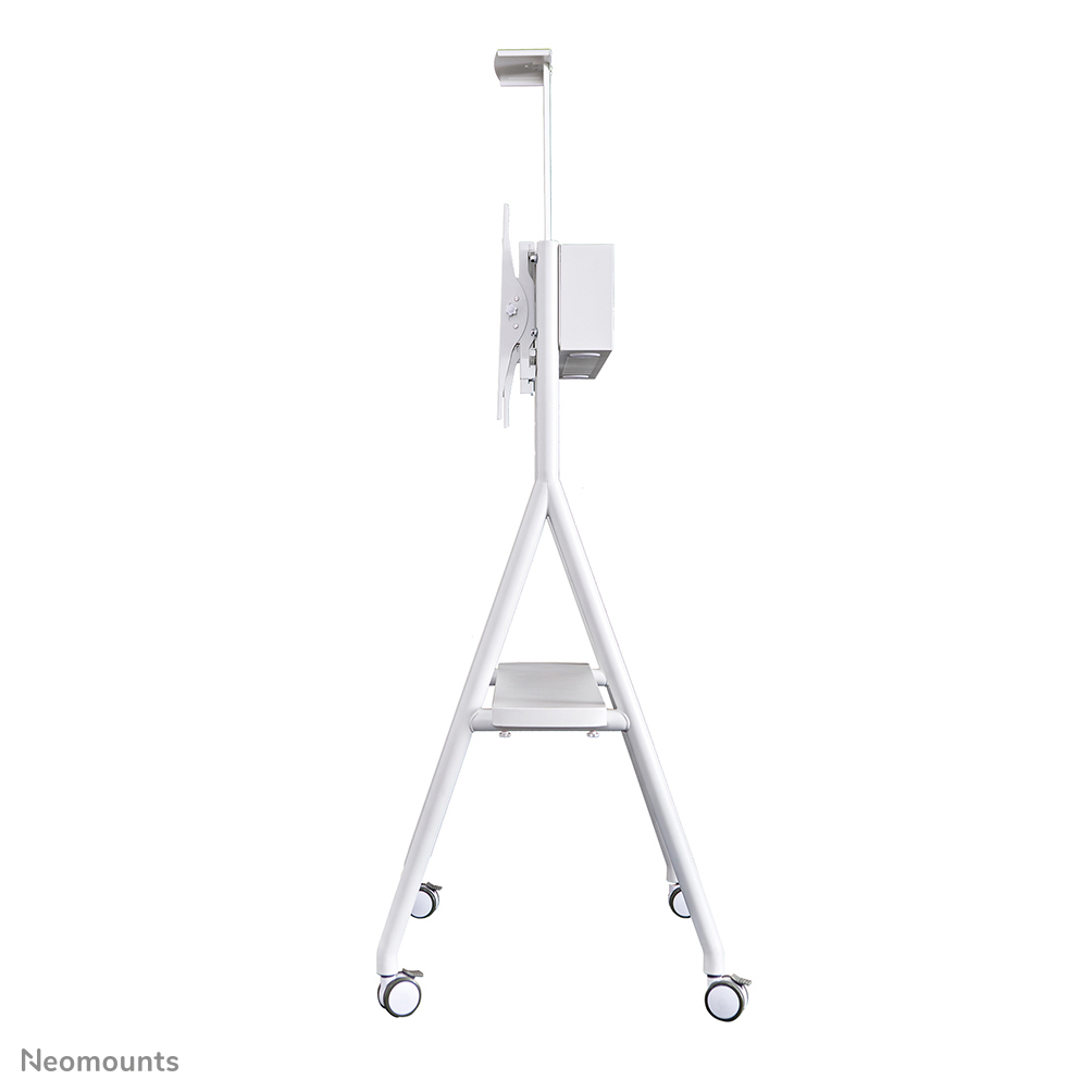 Mobile Flat Screen Floor Stand For 32-65in Screen - White