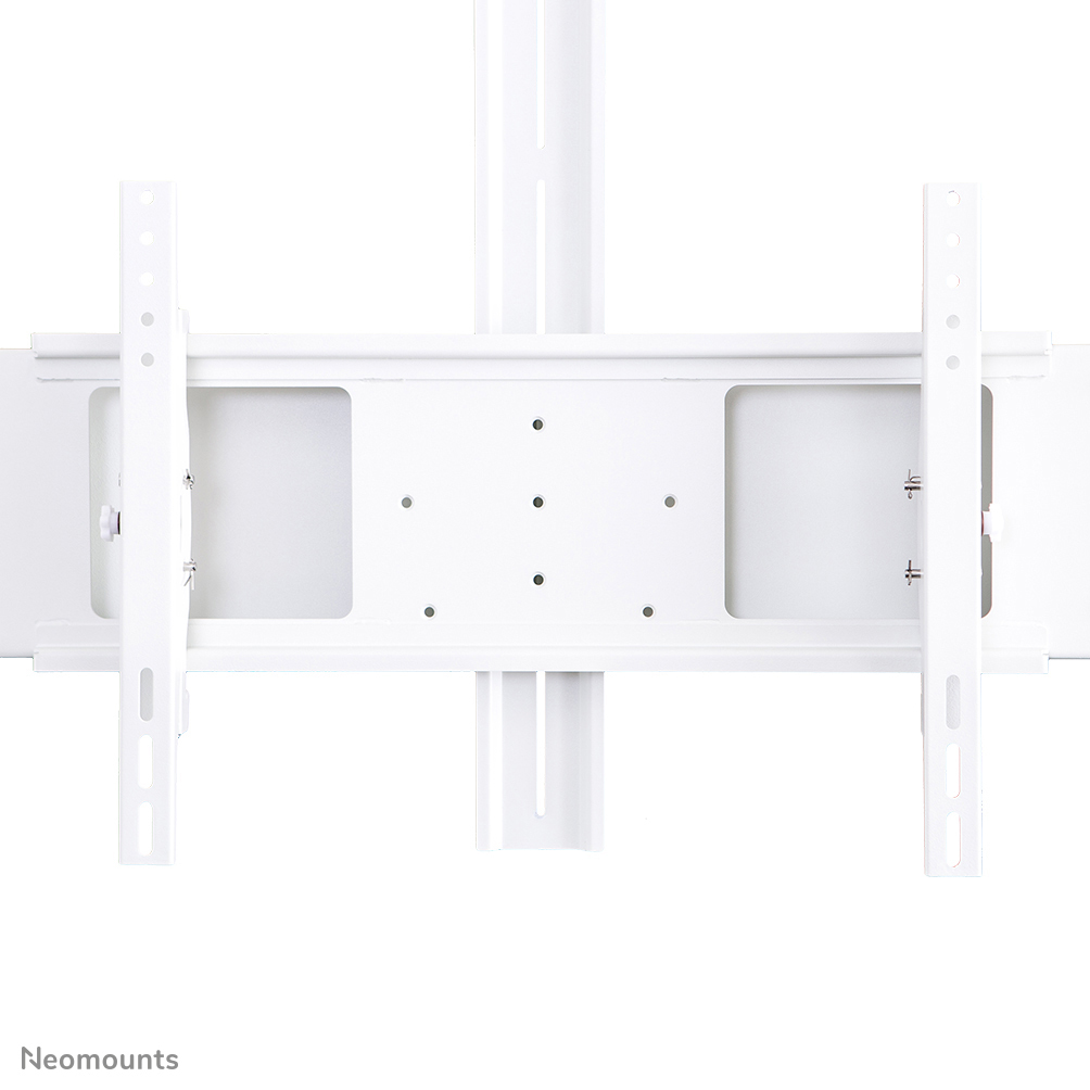 Mobile Flat Screen Floor Stand For 32-65in Screen - White