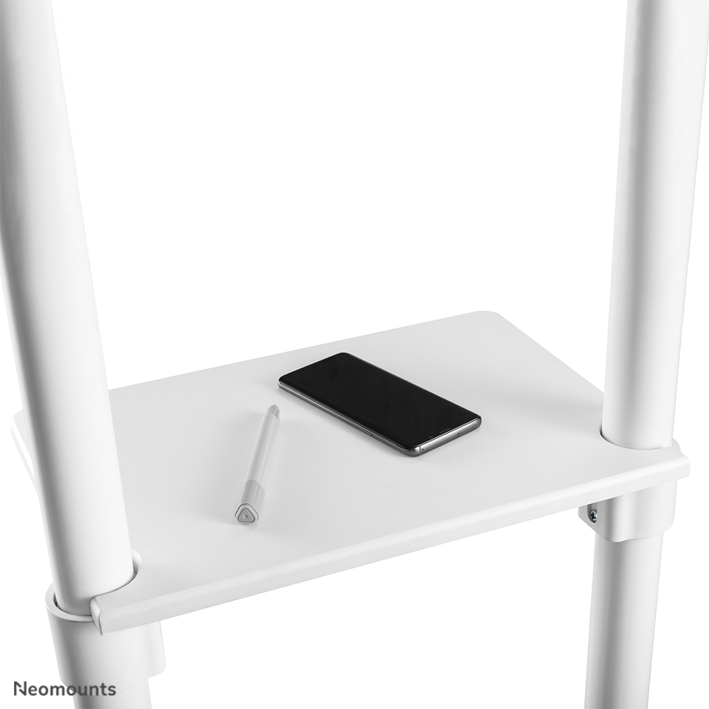Mobile Flat Screen Floor Stand For 37-70in Screen - White