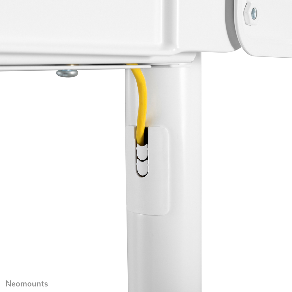 Mobile Flat Screen Floor Stand For 37-70in Screen - White