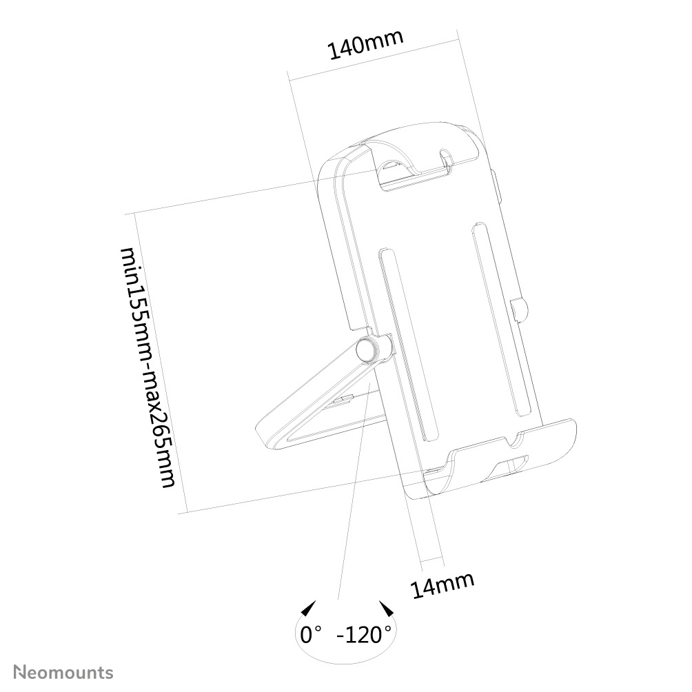 Tablet Holder For 7in-10.1in Tablets