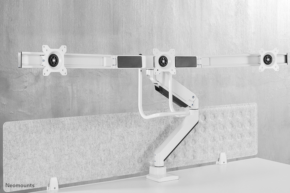 Flat Screen Desk Mount 17-24in White