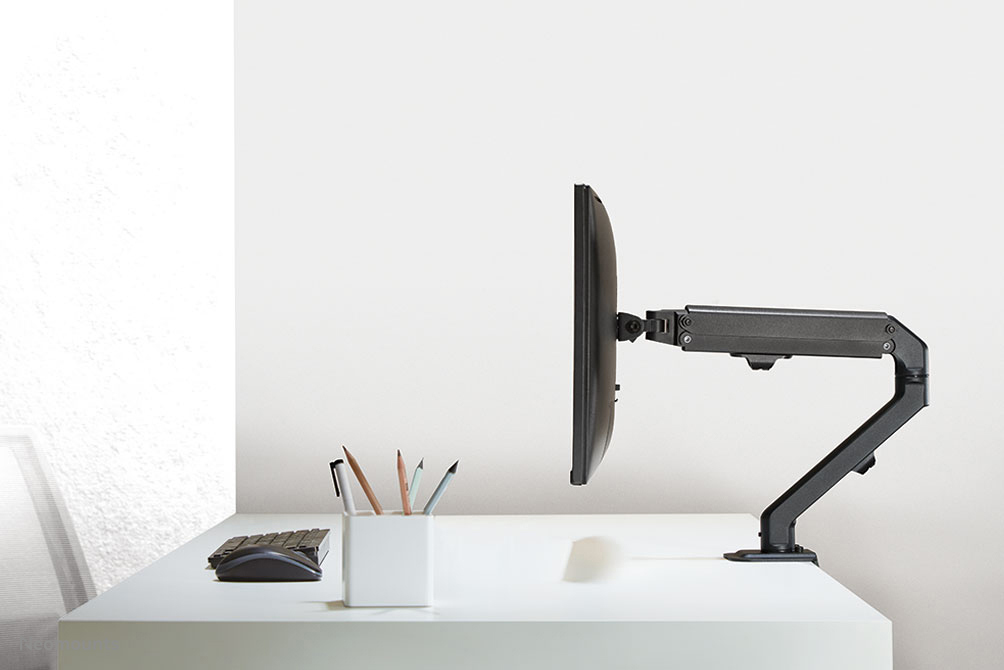 Flat Screen Desk Mount (stand/grommet) 17-27in Black