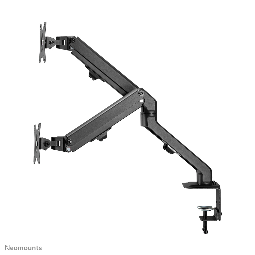 Desk Mount Stand/Grommet Dual Monitors 17-27in - Black